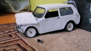 РАЗБИЛ НИВУ из ПЛАСТИЛИНА об СТЕНУ!