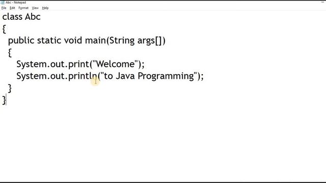 How to Display Output Using println and print in JAVA смотреть онлайн