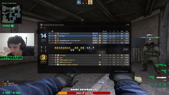 СТРИМ КС ГО ? 2х2 С ПОДПИСЧИКАМИ \?\ cs:go с вебкой ? не розыгрыш смотреть онлайн