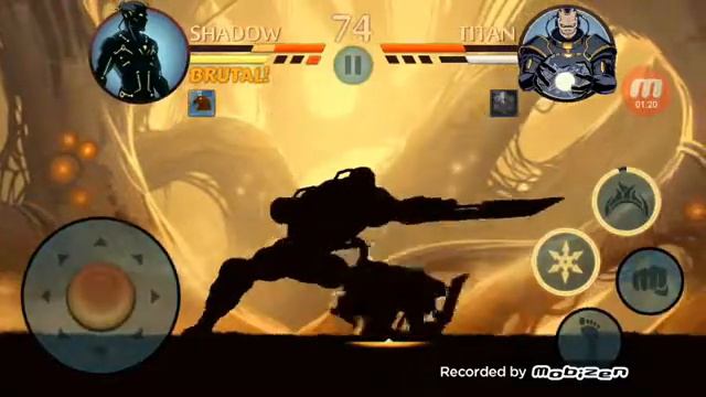 Shadow fight 2 - Beating Titan 3-0 смотреть онлайн