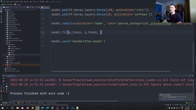 Neural Network Python Project - Handwritten Digit Recognition смотреть онлайн