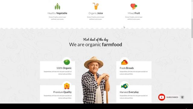 Ecotree - Organic Food WordPress Theme смотреть онлайн