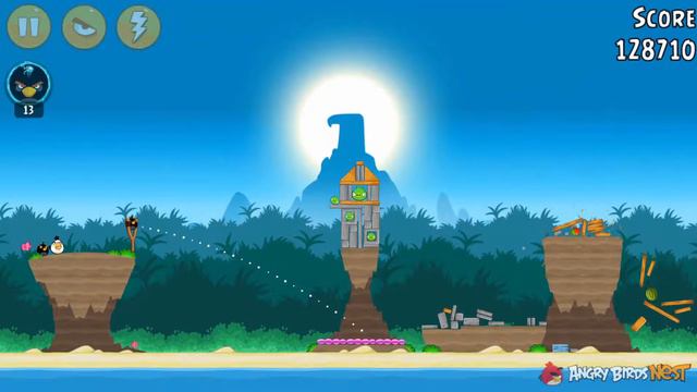 Angry Birds Bird Island Level 31-5 Walkthrough 3 Star смотреть онлайн