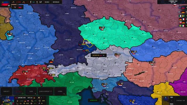 LEBENSRAUM İÇİN! Lihtenştayn Conquerors Mod Age of History 2 смотреть онлайн