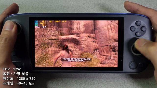 AYANEO AIR (Ryzen 5560U) Game Test - Rise Of The Tomb Raider