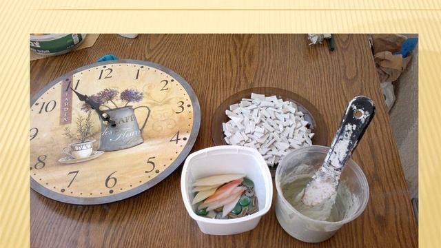 Настенные часы из мозаики своими руками. Мастер-класс