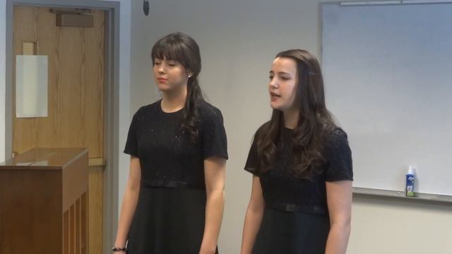 2014.04.04-HS MACS Music/Arts Festival-Vocal Duet, "We Will Serve Him" смотреть онлайн