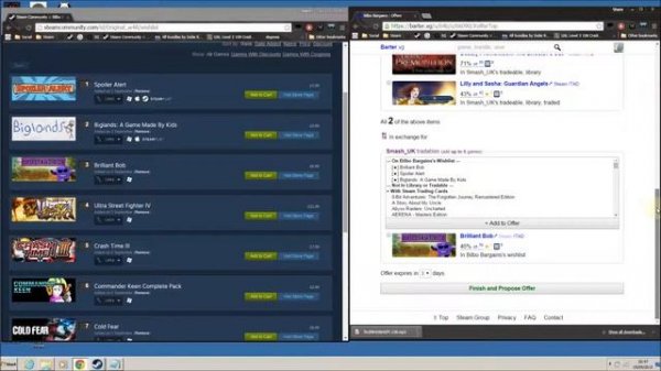 Barter.vg Steam game Trading at its best