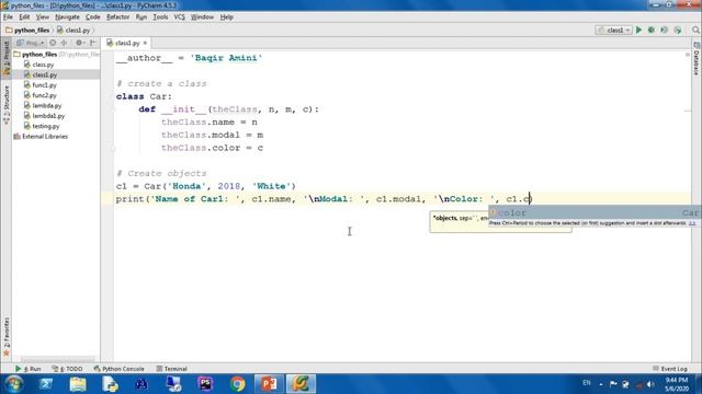 14. Classes and objects in Python смотреть онлайн