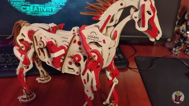 Обзор Ugears КОНЬ МЕХАНОИД