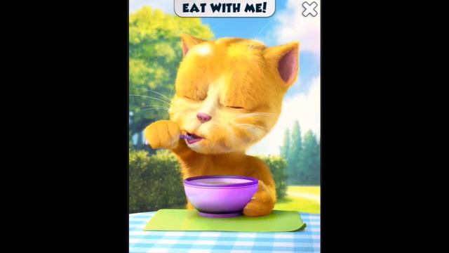 Talking Ginger 2 - iPad app demo for kids - Ellie смотреть онлайн