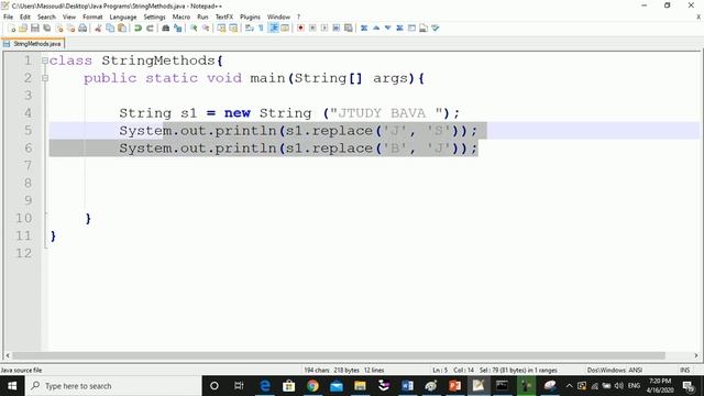 String substring Method 080 смотреть онлайн
