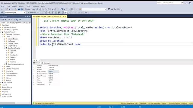 Data Analyst Portfolio Project SQL Data Exploration Project 1 4 смотреть онлайн