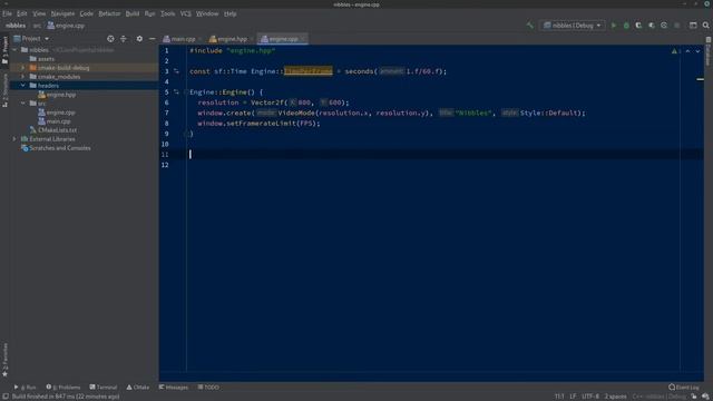Nibbles 01 - Snake game with C++ and SFML смотреть онлайн