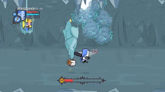 CASTLE CRASHERS REMASTERED - BOSS 17 FROST KING смотреть онлайн