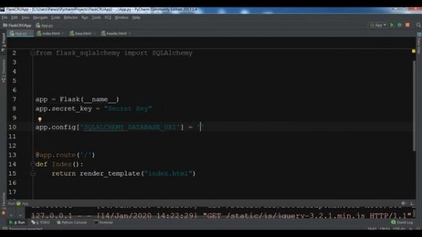 Flask CRUD Application Full Course With SQLAlchemy | Python Flask