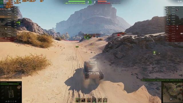 World Of Tanks Sand River Gameplay And Test. ( Rx 6650 Xt, Ryzen 5 5500, 2x 8gb DDR4 3600mhz Ram)