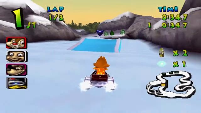 Walt Disney World Quest: Magical Racing Tour 105% - Part 2 - Blizzard Beach смотреть онлайн