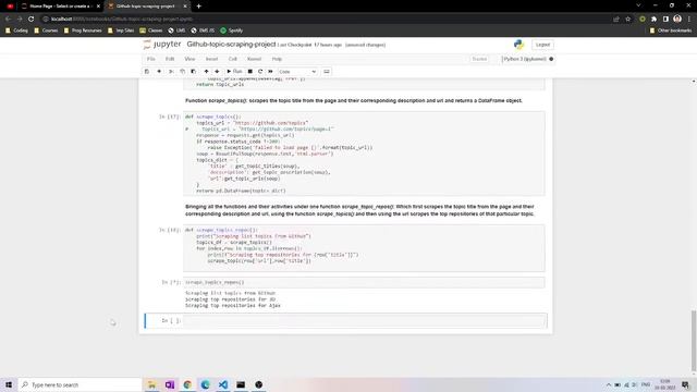 Web Scraping project| Github Top Repo Scrapper смотреть онлайн