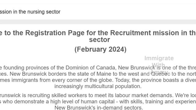 Canada: New Brunswick Employers Are Hiring Healthcare Workers | Canada Work Permit For Nurses смотреть онлайн