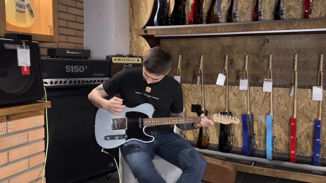 Обзор электрогитары Squier by Fender Affinity Telecaster SLS Slick Silver China 2017 | SKIFMUSIC.RU смотреть онлайн
