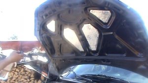 Лада Гранта. Шумоизоляция авто. Часть 2(капот)