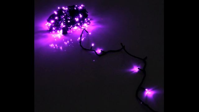 Гирлянда для дома 24м 280 ламп LED зелен.пров.,8 реж, IP-20, Фиолетовый (возможность соединения) смотреть онлайн