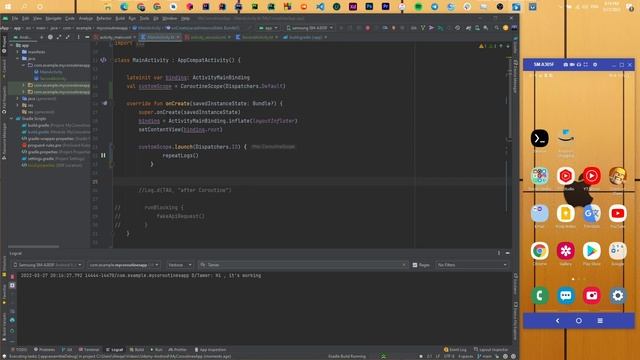 #125 Android Kotlin Development 2022 [Arabic] | Coroutines custom scope смотреть онлайн