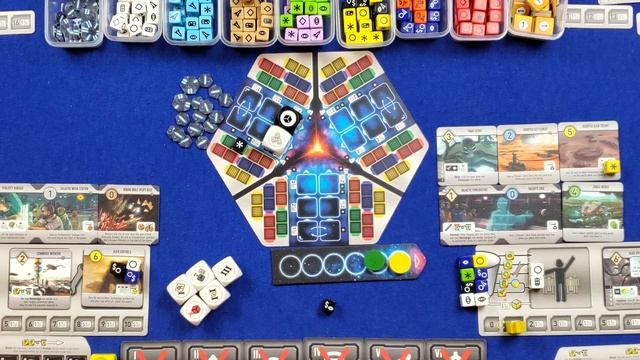 Roll for the Galaxy Rivalry Playthrough - Meeple Overboard смотреть онлайн