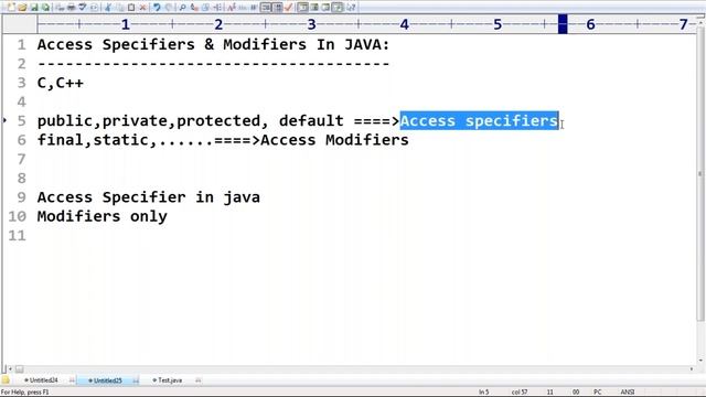 Java Tutorials | Access Specifiers & Modifiers In JAVA by DURGA Sir смотреть онлайн