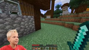 КУДА ПРОПАЛИ ЖИТЕЛИ ДЕРЕВНИ? ВЫЖИВАНИЕ С ПАПОЙ В МАЙНКРАФТЕ