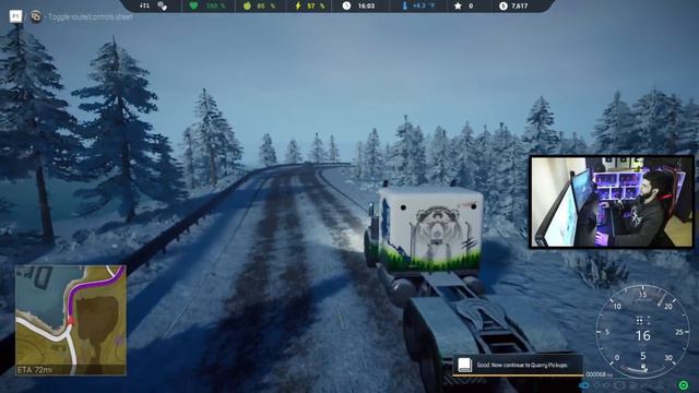 NOVO SIMULADOR DE CAMINHONEIRO! TRANSPORTANDO CARGAS E SOBREVIVENDO AO FRIO EXTREMO! - Alaskan Truc смотреть онлайн