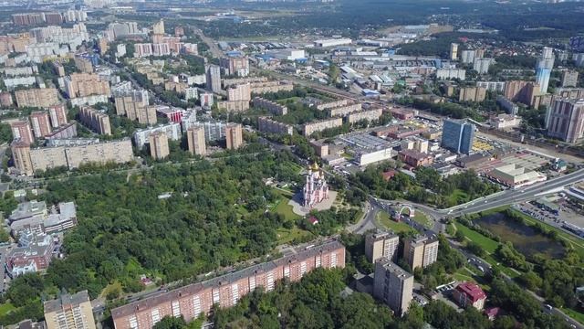 Полет над Одинцово на Mavic Pro / Flight over Odintsovo on Mavic Pro смотреть онлайн