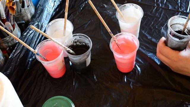 Сравнение Медиумов. Акриловая Заливка. Fluid Art/ Acrylic fluid pouring. смотреть онлайн