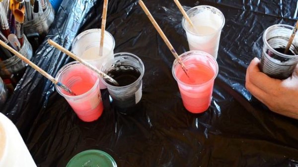 Сравнение Медиумов. Акриловая Заливка. Fluid Art/ Acrylic fluid pouring.