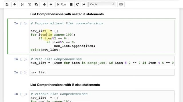 Learning Python #12 || Python List Comprehensions || Python Interview Questions смотреть онлайн