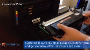 How to replace the Samsung CLX-3185 toner cartridges