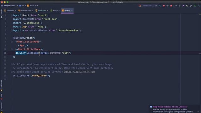 How to create a React Application using Webstorm in less than 10 min смотреть онлайн