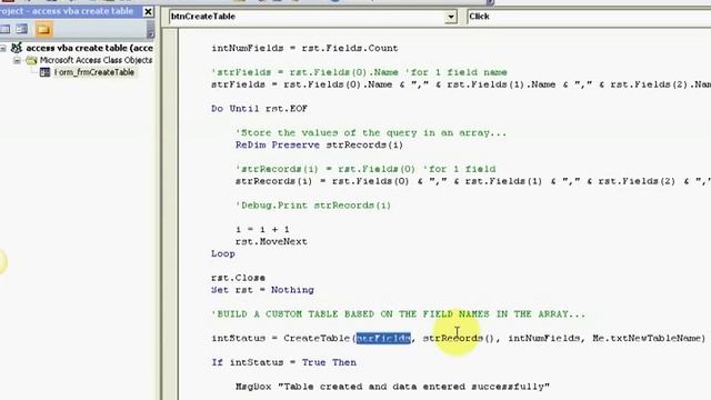 How To Create A Table In Access With VBA смотреть онлайн