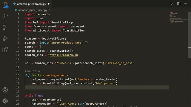 Python Automation Project : Amazon Price Tracker using Python | Python Tutorial смотреть онлайн