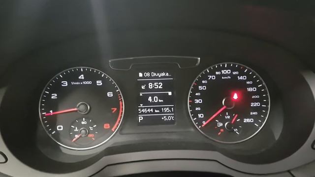 AUDI Q3 EPC Warning symbol icon at Key Start battery on Engine start смотреть онлайн