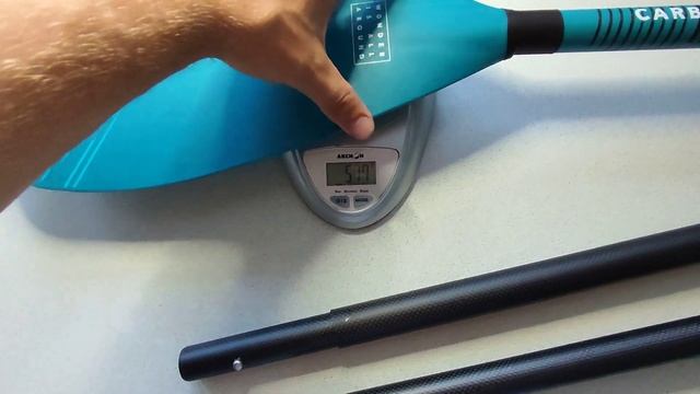 весло aqua marina Carbon guide краткий обзор смотреть онлайн