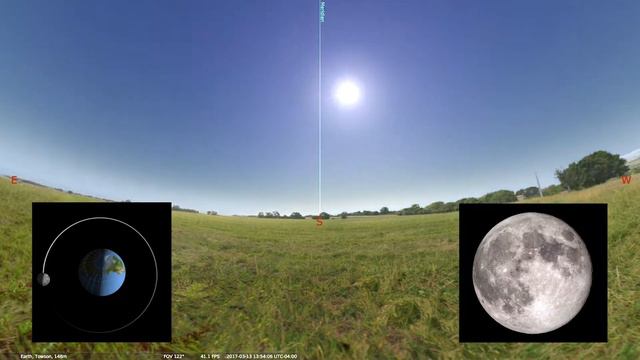 Moon phases from the ground and space смотреть онлайн