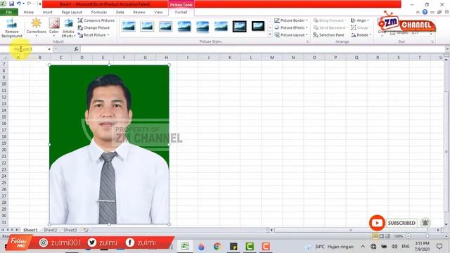 cara menghilangkan latar belakang foto di microsoft excel | tutorial microsoft excel |mahir ms exce смотреть онлайн