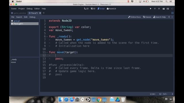 Part 8 - Using a Tween Node: Make a game like Candy Crush using Godot смотреть онлайн