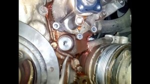 Как заменить водяной насос (помпа) SsangYong Actyon g20d  Бензин.