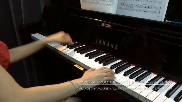 PIANO TIME CLASSICS Page 18 'Mazurka' from the ballet Coppelia, by Delibes смотреть онлайн
