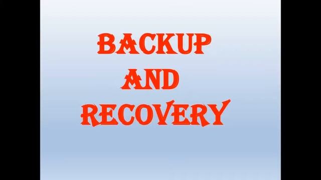 #Oracle Architectures Backup & Recovery |#OracleArchitectures |#DBMS |#Data Science:- смотреть онлайн