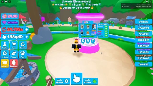 HOW TO GET 11X LUCK - Roblox Rebirth Champions X смотреть онлайн