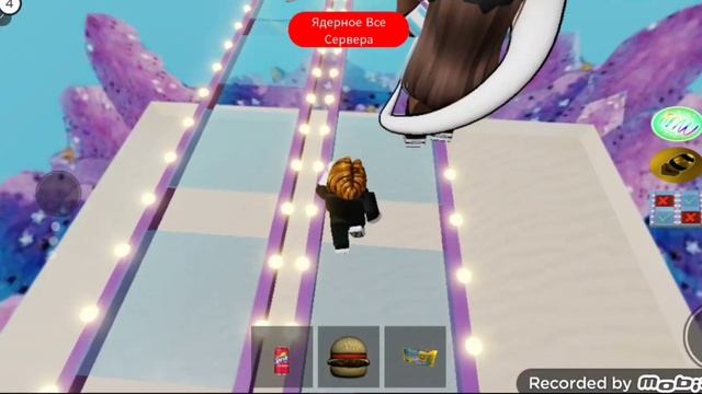 Roblox Спанч Боб Красти Краб играем прыгаем по стеклу.